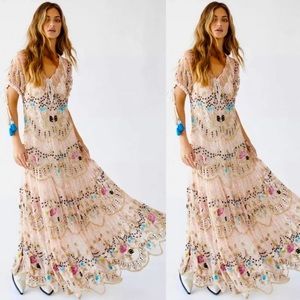 New Free People Rosalie Maxi Dress Size XS